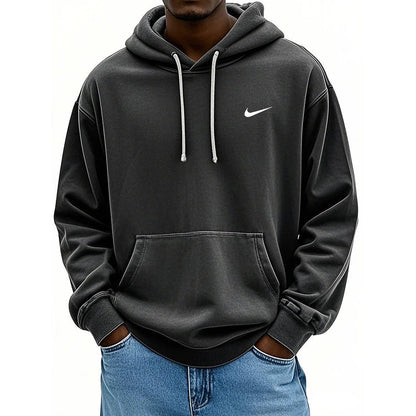 Fashionable Casual Loose Hooded Sweatshirt