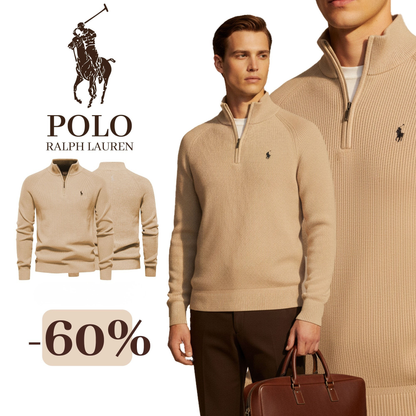 R&L Zip-Collar Sweater