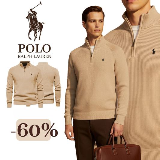 R&L Zip-Collar Sweater