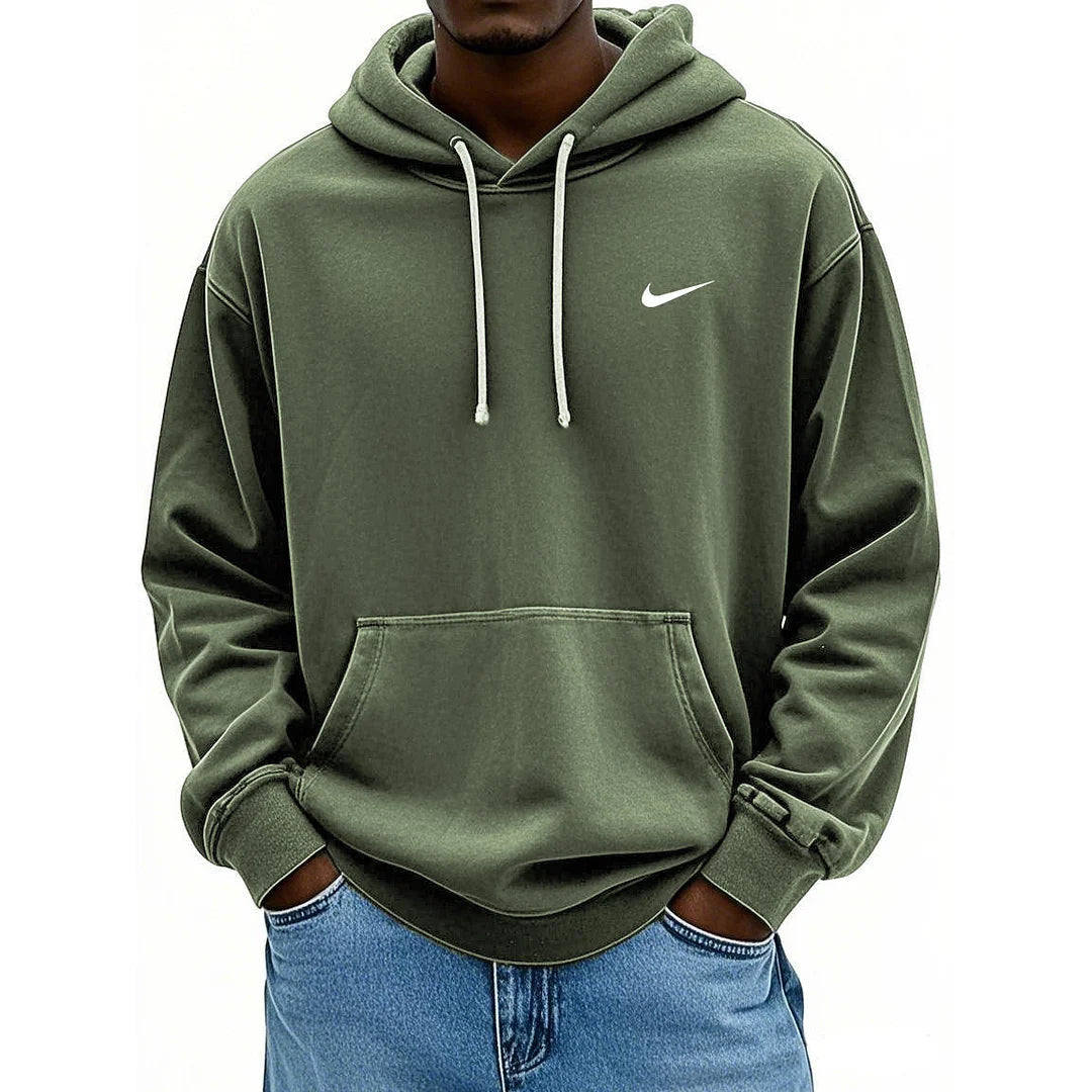 Fashionable Casual Loose Hooded Sweatshirt